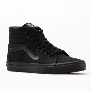 NIB black high top vans